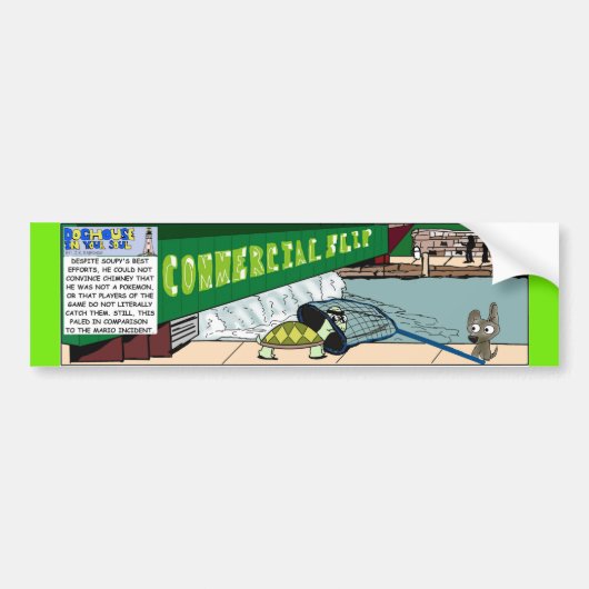 ないゲーム バンパーステッカー (正面)