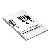 ないラベルのノート ノートブック (右側)