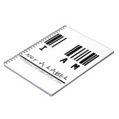 ないラベルのノート ノートブック (左側)