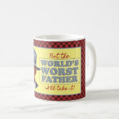 ない世界の最も悪い父-マグ コーヒーマグカップ (正面右)