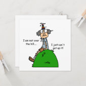 ない丘のユーモアに カード (正面/裏面インサイチュ)