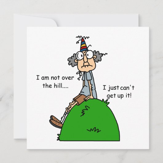 ない丘のユーモアに カード (正面)