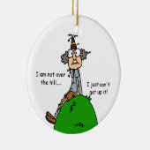 ない丘のユーモアに セラミックオーナメント (右)