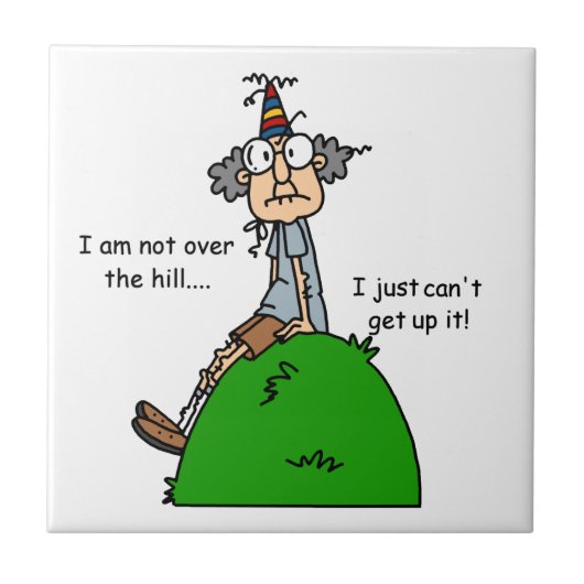 ない丘のユーモアに タイル (正面)