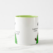 ない丘のユーモアに ツートーンマグカップ (中央)