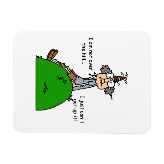 ない丘のユーモアに マグネット (横)