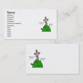 ない丘のユーモアに 名刺 (正面/裏面)