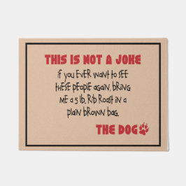 ない冗談-犬の玄関マット ドアマット