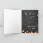 ない創造物は|のクリスマスカードをかき混ぜていました シーズンカード (内部)