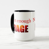 ない十分な激怒 マグカップ (正面左)