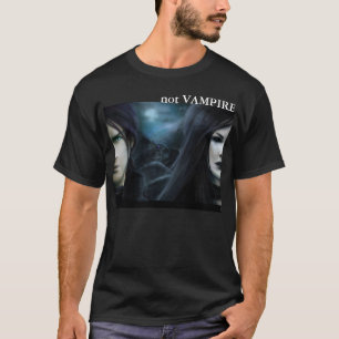 ない吸血鬼: エイリアン(暗い色) Tシャツ