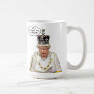 ない女王の英国 コーヒーマグカップ