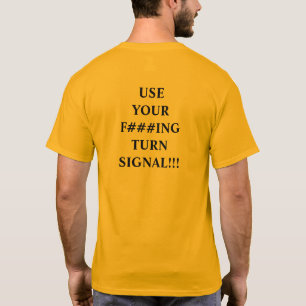ない心読者は、あなたのfの***のingの回転信号を使用します tシャツ