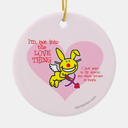 ない愛事に セラミックオーナメント (正面)