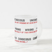 ない朝人のコーヒー・マグ フロストグラスマグカップ (正面右)