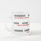 ない朝人のコーヒー・マグ フロストグラスマグカップ (左)