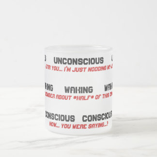 ない朝人のコーヒー・マグ フロストグラスマグカップ