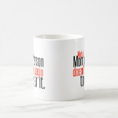 ない朝人は… コーヒーマグカップ (中央)