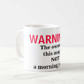 ない朝人 コーヒーマグカップ (正面左)