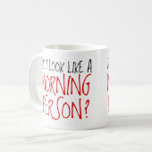 ない朝人 コーヒーマグカップ (正面左)