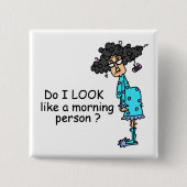 ない朝人 缶バッジ (正面)