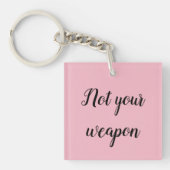 ない武器の孤児の黒のヘレナのあなたの引用文 キーホルダー (正面)