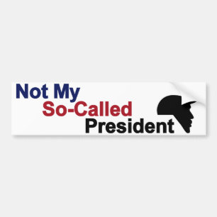 ない私のいわゆる大統領 バンパーステッカー