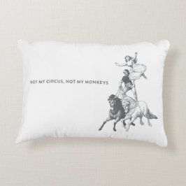 ない私のサーカスない私の猿の装飾用クッション アクセントクッション