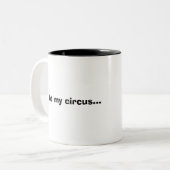 ない私のサーカスのマグ ツートーンマグカップ (正面左)
