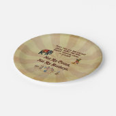 ない私のサーカス私の猿ではなく ペーパープレート (アングル)