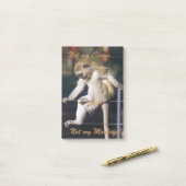 ない私のサーカス私の猿のポスト・イットのパッドではなく ポストイット (デスク上)