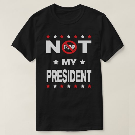 ない私の大統領-アンチ切札 Tシャツ (デザイン正面)