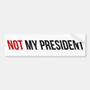 ない私の大統領 バンパーステッカー
