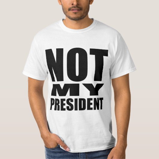 "ない私の大統領" Tシャツ (正面)