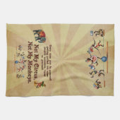 ない私の猿私のサーカスではなく キッチンタオル (横)