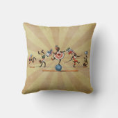 ない私の猿私のサーカスではなく クッション (裏面)