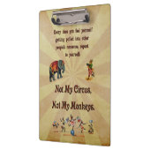 ない私の猿私のサーカスではなく クリップボード (左)