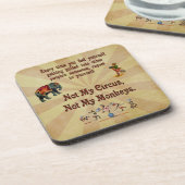 ない私の猿私のサーカスではなく コースター (左側)