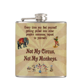 ない私の猿私のサーカスではなく フラスク