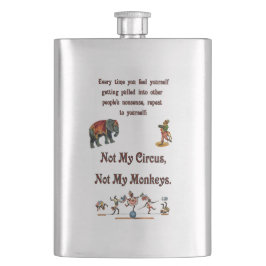 ない私の猿私のサーカスではなく フラスク