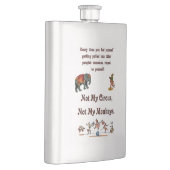 ない私の猿私のサーカスではなく フラスク (右)