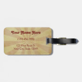 ない私の猿私のサーカスではなく ラゲッジタグ (裏面横)