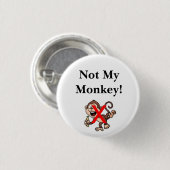 ない私の猿! 缶バッジ (正面&裏面)
