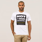 ない私達の学校の基本的なTシャツで(ユニセックスな) Tシャツ (正面フル)