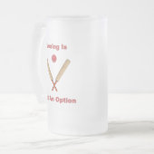 ない選択コオロギ フロストグラスビールジョッキ (正面左)