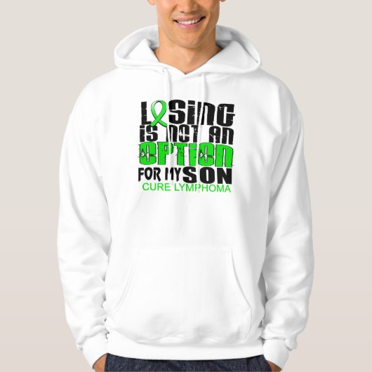 ない選択リンパ腫の息子の損失 パーカ (正面)