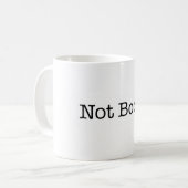 ない酒宴のコーヒー・マグ コーヒーマグカップ (正面左)