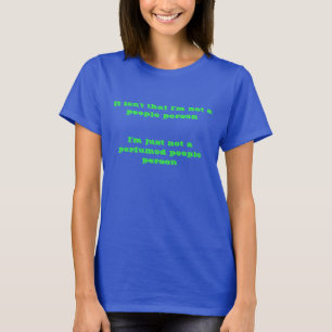 ない香りをつけられた人々人 Tシャツ