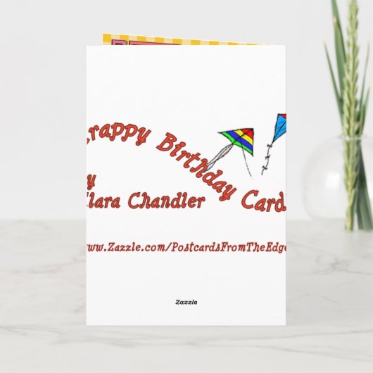 ない40誕生日 カード (裏面)