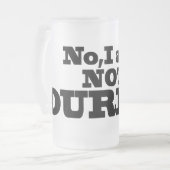 ないDurnk! 曇らされたビールガラス フロストグラスビールジョッキ (正面左)